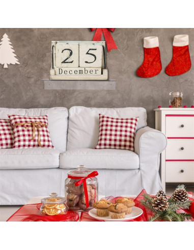 Estante Flotante Acrílico Blulu 8 Piezas 35.56x12.7cm Transparente