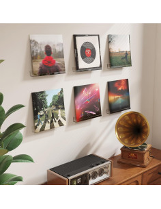 Estantes Flotantes Lifewit Acrílico Transparente 6 Unidades 30.4 cm 2