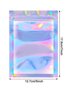 Bolsas de Aluminio Reutilizables Blulu 100 Piezas 12.7x17.8 cm 2