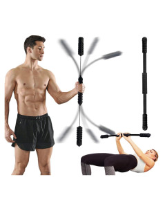 Barra de Fitness Elástica HOTWAVE para Ejercicio y Rehabilitación