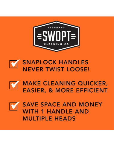 Cabezal de escoba de empuje SWOPT 45.72 cm multi-superficie