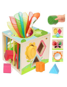 Cubo de Actividades Montessori Ancaixin 6-en-1 para Bebés