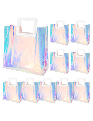 Bolsas de Regalo Holográficas Whaline 10 Pcs 20x20 cm PVC