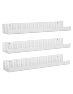 Paquete de 3 estantes flotantes acrílicos REVEX 38.1x10.16 cm