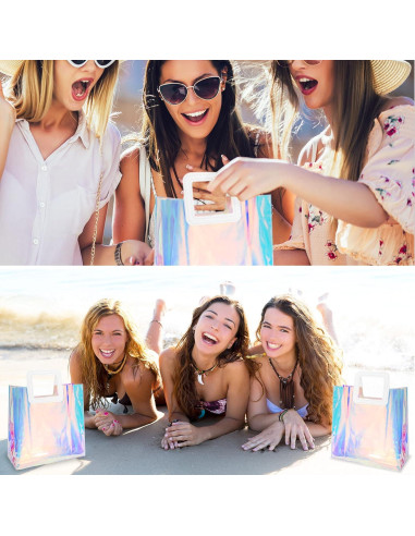 Bolsas de Regalo Holográficas Whaline 10 Pcs 20x20 cm PVC