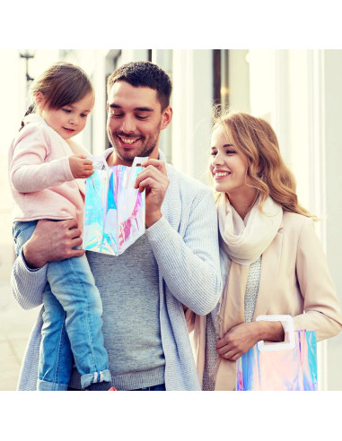 Bolsas de Regalo Holográficas Whaline 10 Pcs 20x20 cm PVC