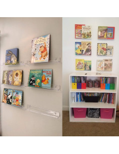 Estantería Flotante Sooyee 6 Unidades 38.1 cm Transparente 2