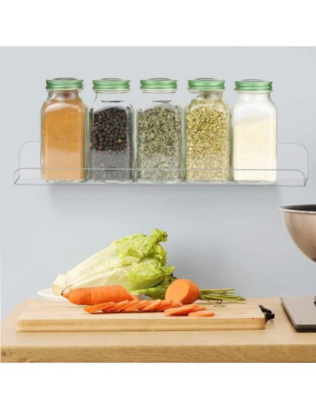 Estante Flotante de Acrílico Weiai 15 cm - 6 Unidades Estante Flotante de Acrílico Weiai 15 cm - 6 Unidades