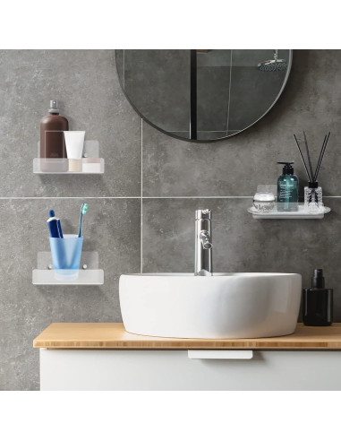 Estantes Flotantes Mini Douildhaiy 3 Unidades Acrílico 10.16 cm