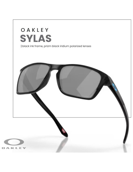 Gafas de sol Oakley Sylas OO9448 para hombres + correa + kit