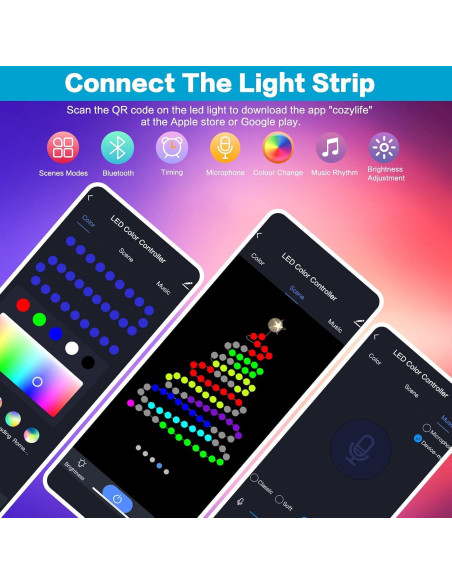 Estante Flotante para Zapatos DILIBRA con Luces LED 18 Pcs