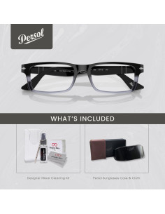 Gafas Rectangulares Persol PO3050V para Hombres + Kit 2