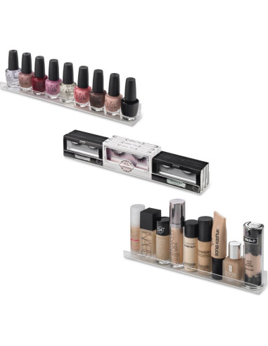 Estante Organizador de Maquillaje Acrílico byAlegory - 4 Estantes