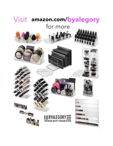 Estante Organizador de Maquillaje Acrílico byAlegory - 4 Estantes
