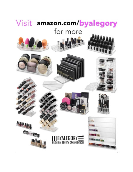 Estante Organizador de Maquillaje Acrílico byAlegory - 4 Estantes Estante Organizador de Maquillaje Acrílico byAlegory - 4 Estantes