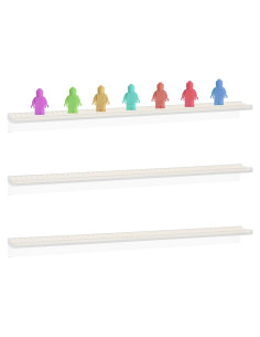 Estante Flotante de Exhibición Taladad para Minifiguras 3pcs