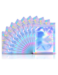 200 Bolsas Mylar Reutilizables 7.6x10.2cm a Prueba de Olores