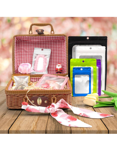 Bolsas Mylar Reutilizables FUNFERY 100 Unidades 7.6x11.9 cm