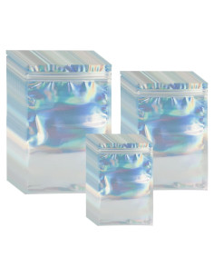 300 Bolsas Mylar Reutilizables MEACOLIA 3 Tamaños 7.6-20.1 cm