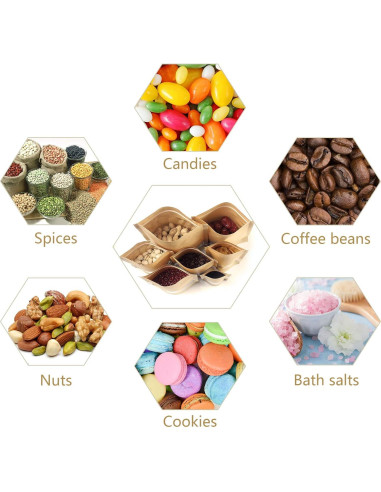 100 Bolsas Reutilizables de Papel Kraft 8.89x13.97 cm con Ventana