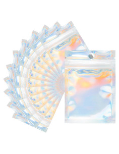 Bolsas Mylar Holográficas 100 Pcs Joycraft 7x10 cm Reutilizables