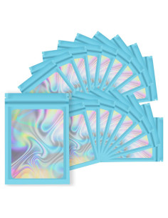 YOTOZU 100 Bolsas Holográficas Reutilizables 11.9x19.8 cm