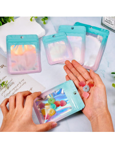 Bolsas Holográficas Mylar Fashewelry 40pcs Reutilizables 4 Tamaños 2