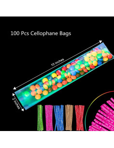 Bolsas de Celofán Iridiscentes Cherodada 5x25 cm Paquete 100 2