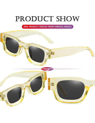AIEYEZO Gafas de Sol Rectangulares Polarizadas UV400