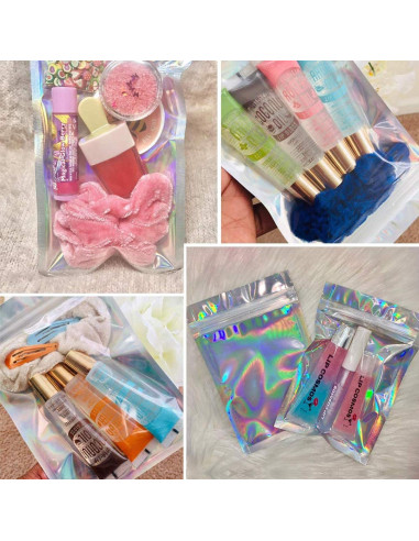 100 Bolsas de Aluminio Reutilizables KMDJG 10x15cm a Prueba de Olores