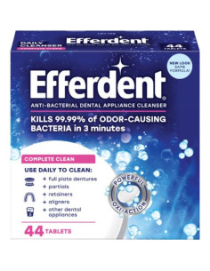 Tabletas Limpiadoras de Dentaduras Efferdent 44 Unidades 2