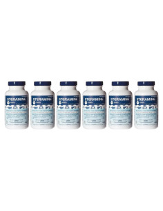 Tabletas Sanitizantes Quaternarias Steramine - 6 Botellas de 150 Tabletas