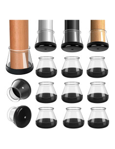 Protectores de Piso para Patas de Sillas GICUNK 28 Pcs Redondo L