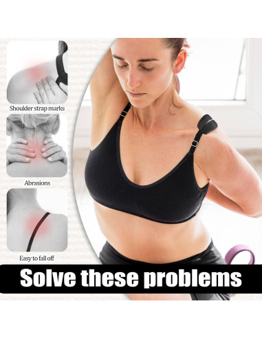 6 Pares Almohadillas de Silicona para Tirantes de Sujetador