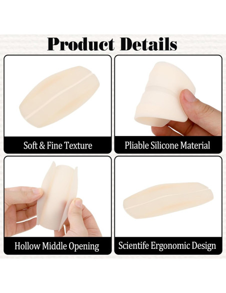6 Pares Almohadillas de Silicona para Tirantes de Sujetador