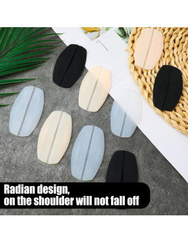 6 Pares Almohadillas de Silicona para Tirantes de Sujetador