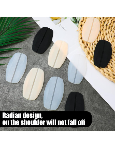 6 Pares Almohadillas de Silicona para Tirantes de Sujetador