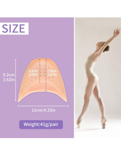 Mangas de Gel de Silicona para Dedos JEVRKAPZ 2 Pares Beige 2