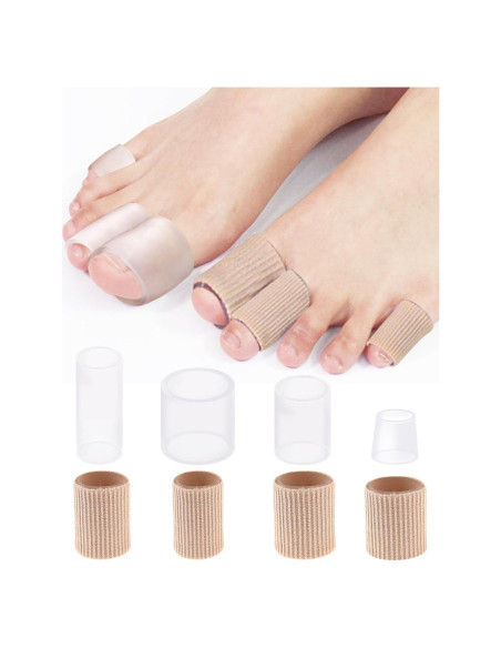 16 Fundas de Gel para Dedos del Pie BLATOWN - Alivio Callos Juanetes