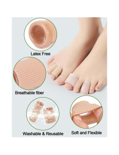 16 Fundas de Gel para Dedos del Pie BLATOWN - Alivio Callos Juanetes 2