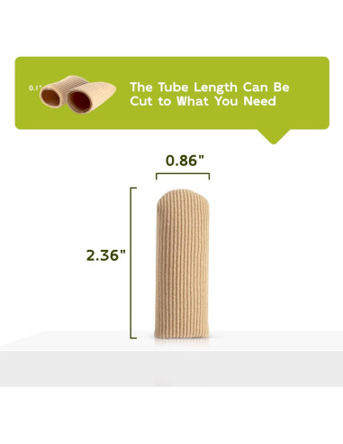 Protectores de Dedos Bukihome 8 PCS Silicona Mediano Alivio Dolor