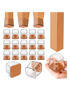 Protectores de Suelo Ansible 24 pcs Silicona Cuadrados S