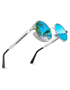 Gafas de Sol Retro Steampunk CGID con Lentes UV400