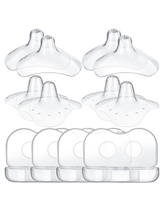 Protectores de Pezón Nuanchu 8 Pcs Silicona 20mm 15mm