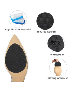 Almohadillas Antideslizantes para Zapatos HuaPin - 4 Pares 2