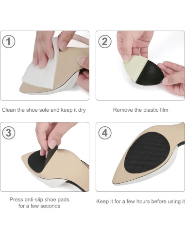 Almohadillas Antideslizantes para Zapatos HuaPin - 4 Pares
