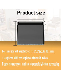 Protectores de Suelo para Patas de Sillas JLKDQ Mediano Silicona 2