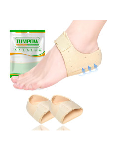 Protectores de Talón JUMPOW Beige Gruesos para Fascitis Plantar