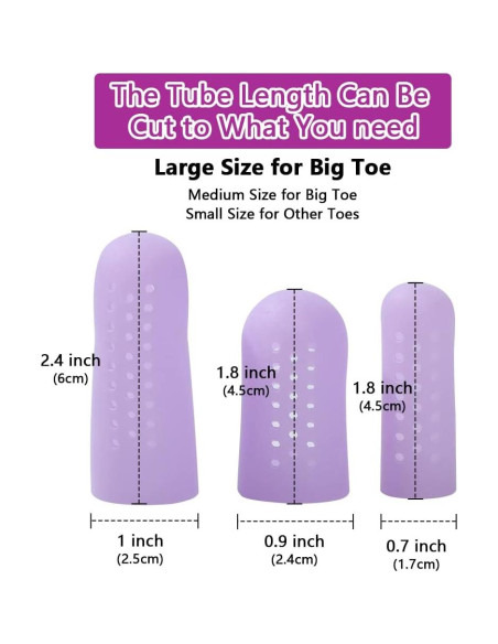 Protectores de Dedos de Gel Povihome - Alivio Dolor Callos Ampollas