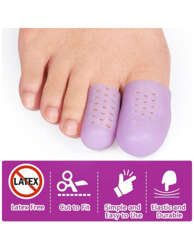 Protectores de Dedos de Gel Povihome - Alivio Dolor Callos Ampollas